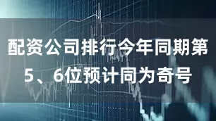 配资公司排行今年同期第5、6位预计同为奇号