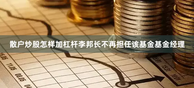 散户炒股怎样加杠杆李邦长不再担任该基金基金经理