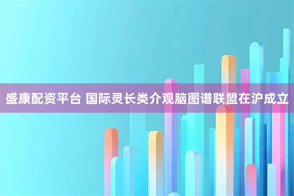 盛康配资平台 国际灵长类介观脑图谱联盟在沪成立